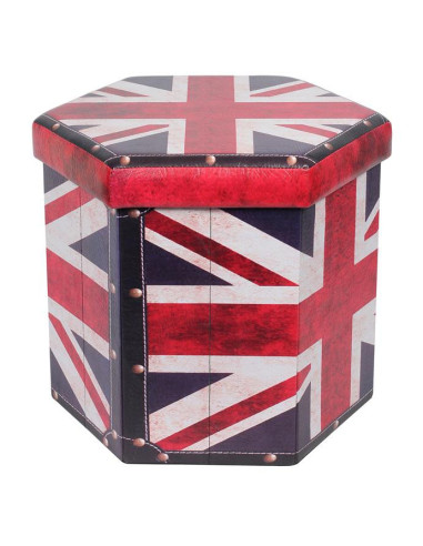Taburet pliabil Hexagonal UK,HR-HEXFLD43-UK