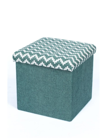 Taburet pliabil textil - Zig Zag,HR-FLD38-ZZG