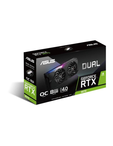 Placa video ASUS GeForce RTX 3070 DUAL O8G LHR 8GB GDDR6
