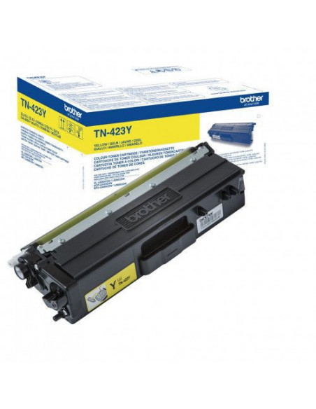 Cartus Toner Original Brother TN423Y Yellow, 4000 pagini Cartus Toner Original Brother TN423Y Yellow, 4000 pagini