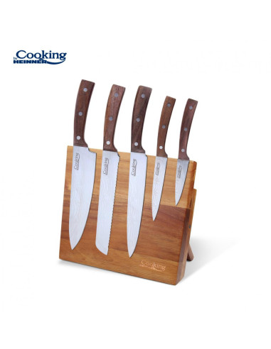 SET CUTITE BUCATARIE 6 PIESE,DAMASCUS STYLE, COOKING BY
