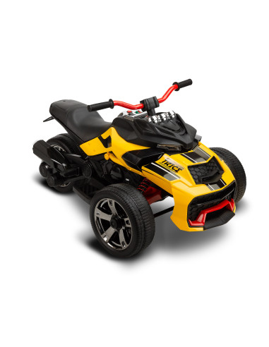 Trike electric Toyz Trice 12V Galben,TOYZ-71541