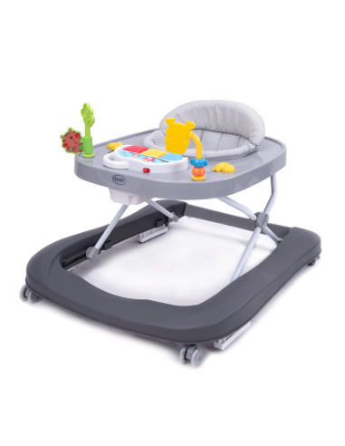 4BABY-957022,Premergator/impingator 4Baby WALK'N PUSH 2 in 1 Gri Inchis