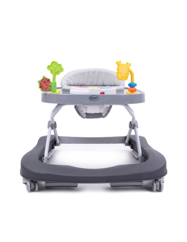 4BABY-957022,Premergator/impingator 4Baby WALK'N PUSH 2 in 1 Gri Inchis