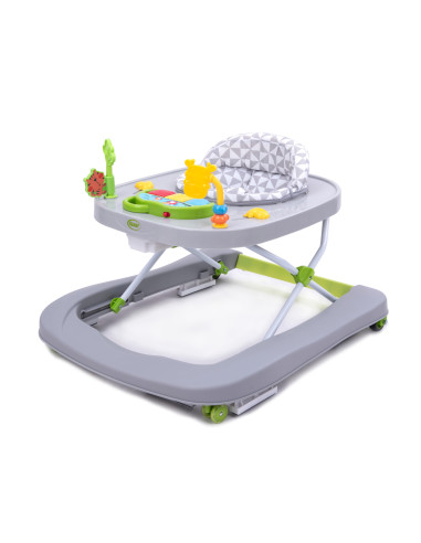 4BABY-957039,Premergator/impingator 4Baby WALK'N PUSH 2 in 1 Gri Deschis