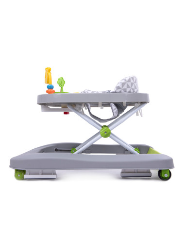 4BABY-957039,Premergator/impingator 4Baby WALK'N PUSH 2 in 1 Gri Deschis