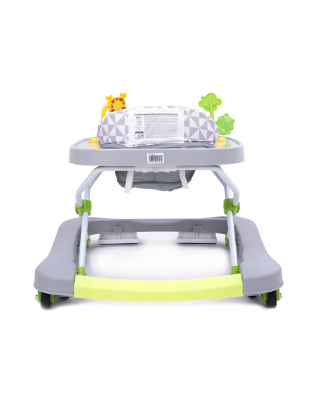 4BABY-957039,Premergator/impingator 4Baby WALK'N PUSH 2 in 1 Gri Deschis