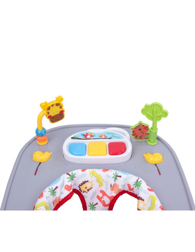 4BABY-957053,Premergator/impingator 4Baby WALK'N PUSH 2 in 1 Rosu