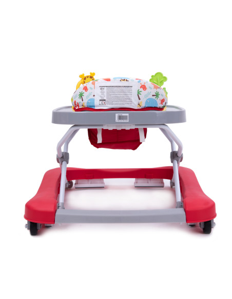 4BABY-957053,Premergator/impingator 4Baby WALK'N PUSH 2 in 1 Rosu