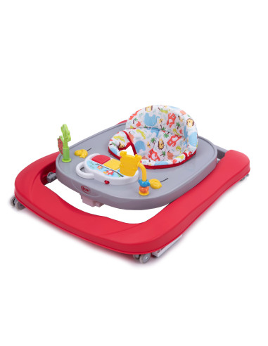 4BABY-957053,Premergator/impingator 4Baby WALK'N PUSH 2 in 1 Rosu
