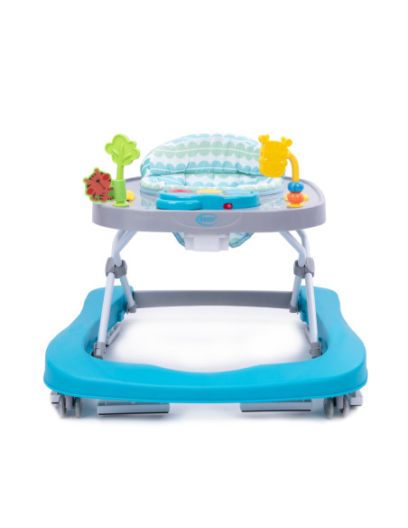 4BABY-957046,Premergator/impingator 4Baby WALK'N PUSH 2 in 1 Turcoaz