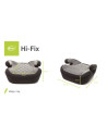 4BABY-957978,Inaltator 4Baby HI-FIX Isofix I-SIZE 125-150cm Negru