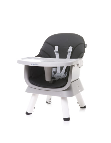 4BABY-957527,Scaun de masa transformabil booster 4Baby MASTER 6 in 1 Negru