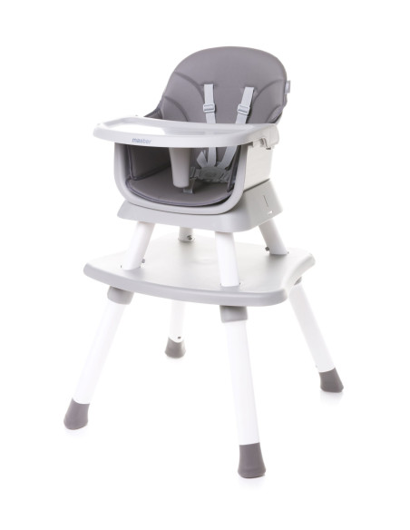 4BABY-957541,Scaun de masa transformabil booster 4Baby MASTER 6 in 1 Gri