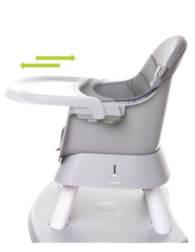 4BABY-957541,Scaun de masa transformabil booster 4Baby MASTER 6 in 1 Gri