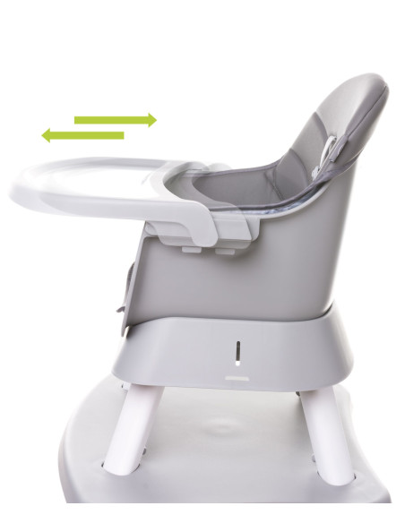 4BABY-957541,Scaun de masa transformabil booster 4Baby MASTER 6 in 1 Gri