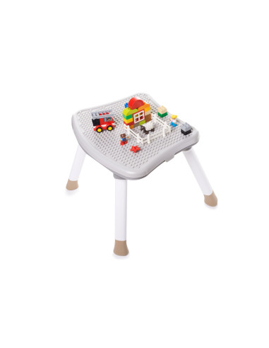 4BABY-957541,Scaun de masa transformabil booster 4Baby MASTER 6 in 1 Gri