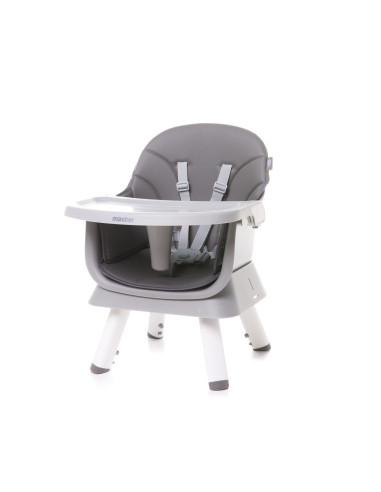 4BABY-957541,Scaun de masa transformabil booster 4Baby MASTER 6 in 1 Gri