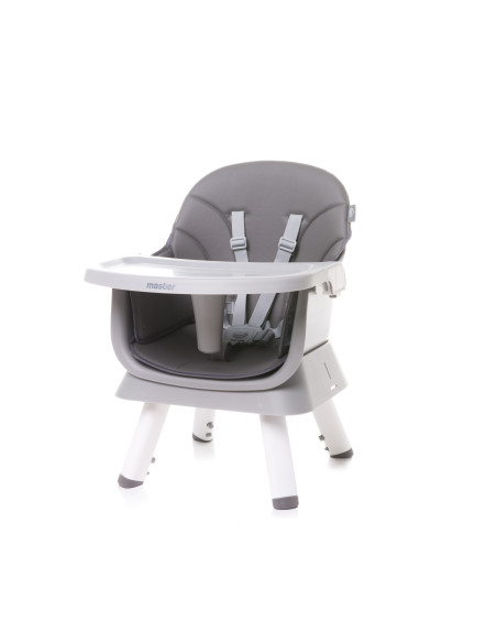 4BABY-957541,Scaun de masa transformabil booster 4Baby MASTER 6 in 1 Gri