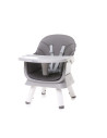 4BABY-957541,Scaun de masa transformabil booster 4Baby MASTER 6 in 1 Gri