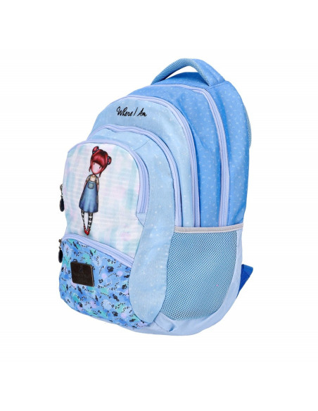 Rucsac scoala cu doua compartimente, 35L - Gorjuss Where Am