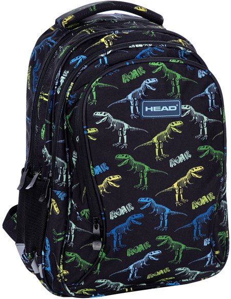 Set Scoala Dino - Ghiozdan Scoala, Penar Echipat 1 fermoar, Sac