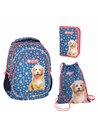 Set Scoala Cute Puppy - Ghiozdan Scoala, Penar Echipat 1