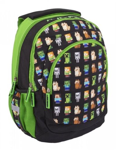 Set Scoala Minecraft Multi Characters - Ghiozdan Scoala, Penar