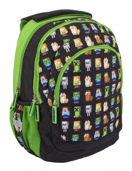 Set Scoala Minecraft Multi Characters - Ghiozdan Scoala, Penar