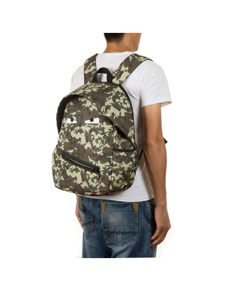 Rucsac ZIPIT Grillz, cu buzunare laterale - camuflaj