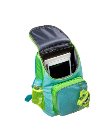 Rucsac ZIPIT Wildlings Premium, buzunare laterale - verde +