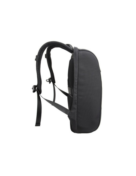 Rucsac BESTLIFE Travel Safe - negru matlasat - laptop 16 inch