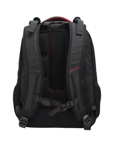 Rucsac BESTLIFE Gaming Snake Eye - negru/rosu-laptop 17 inch
