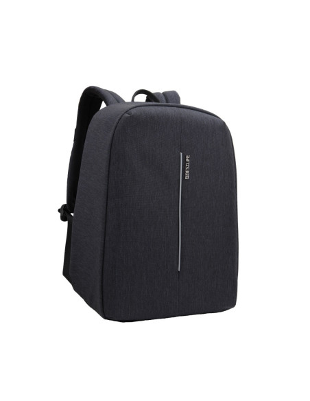 Rucsac BESTLIFE Travelsafe, laptop 15.6 inch, conector USB si