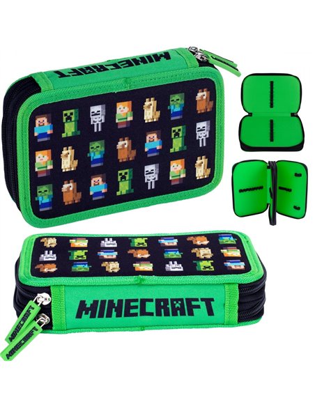 Set Scoala Minecraft Multi Characters 1 - Ghiozdan Scoala