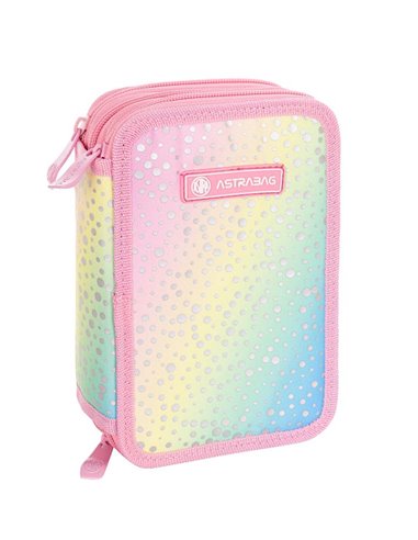 Set Scoala Chrome Ombre Effect Rainbow Dust - Ghiozdan Scoala