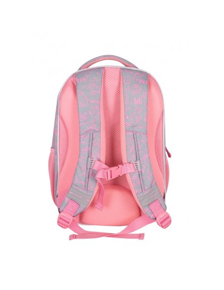 Set Scoala Pisicuta Pink Kitty - Ghiozdan Scoala Ergonomic si