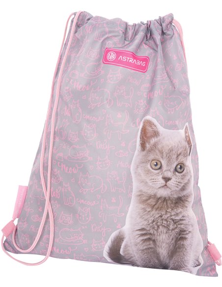 Set Scoala Pisicuta Pink Kitty - Ghiozdan Scoala Ergonomic si