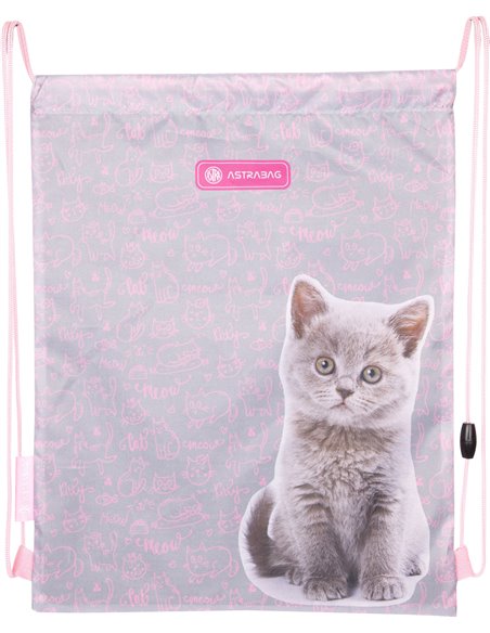 Set Scoala Pisicuta Pink Kitty - Ghiozdan Scoala Ergonomic si
