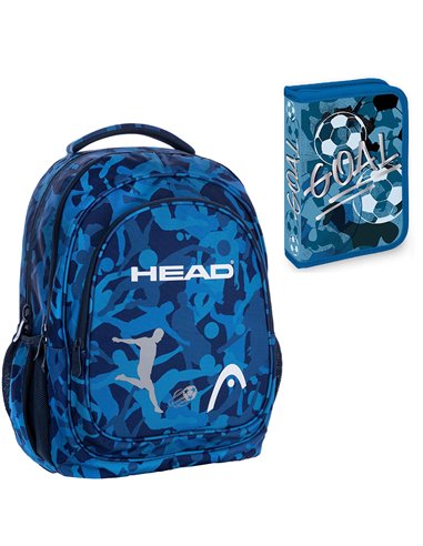 Set Scoala Head - Ghiozdan Scoala si Penar Echipat cu un