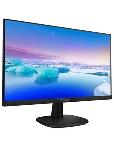 Monitor LED IPS Philips 23.8", Full HD, VGA, DVI, Negru