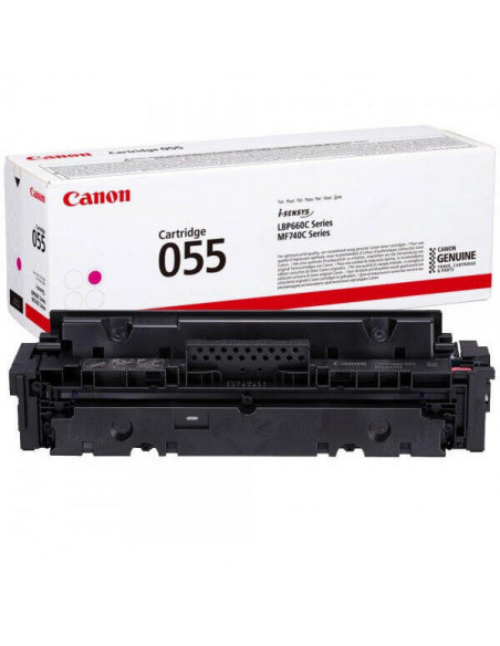 Cartus Toner Original Canon CRG055 Magenta, 2100 pagini Cartus Toner Original Canon CRG055 Magenta, 2100 pagini