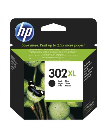 Cartus Cerneala Original HP 302XL F6U68AE, Black Cartus Cerneala Original HP 302XL F6U68AE, Black