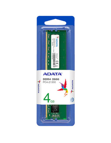 AD4U26664G19-SGN,Memorie DDR Adata DDR4 4 GB, frecventa 2666 MHz, 1 modul, "AD4U26664G19-SGN"