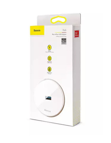 HUB extern Baseus Airjoy, porturi USB: USB 3.0 x 1 + USB 2.0 x