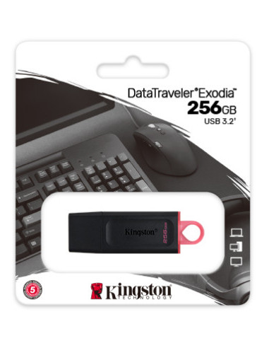MEMORY DRIVE FLASH USB3.2/256GB DTXM/256GB KINGSTON,DTXM/256GB