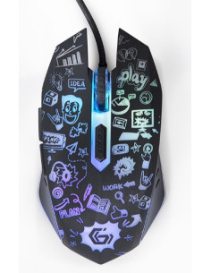 MOUSE GEMBIRD, gaming, cu fir, USB, optic, 3600 dpi 2