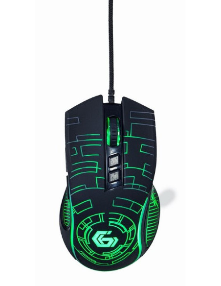 MOUSE GEMBIRD, gaming, cu fir, USB, optic, 3600 dpi