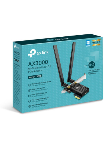 PLACA RETEA TP-LINK AX3000, intern wireless 2.4 GHz | 5 GHz