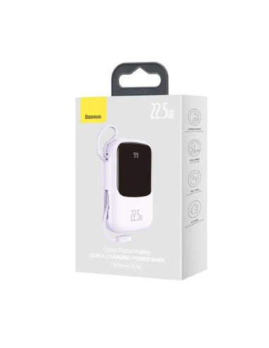 POWER BANK Baseus Q Pow, 20000mAh, PD 22.5W, 2 x USB 1 x USB
